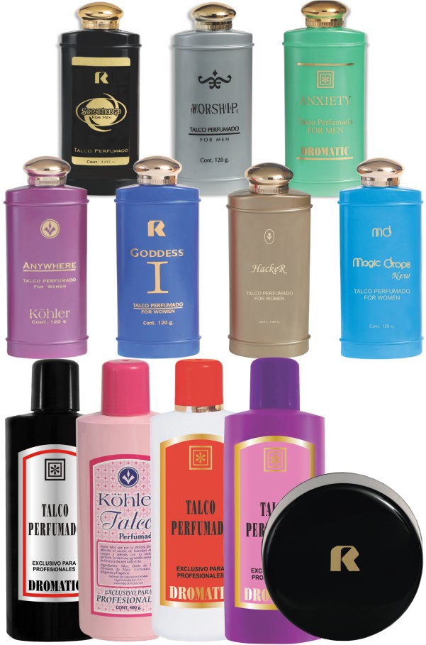 Talco perfumado